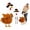 C, variant on Fall Porch Goose Outfit for 23 Inch, Fall Scarecrow‑Style Porch Goose Costume with Straw Hat & Crow Prop, Cute Goose Outfits for Fall Thanksgiving Harvest Decorations
