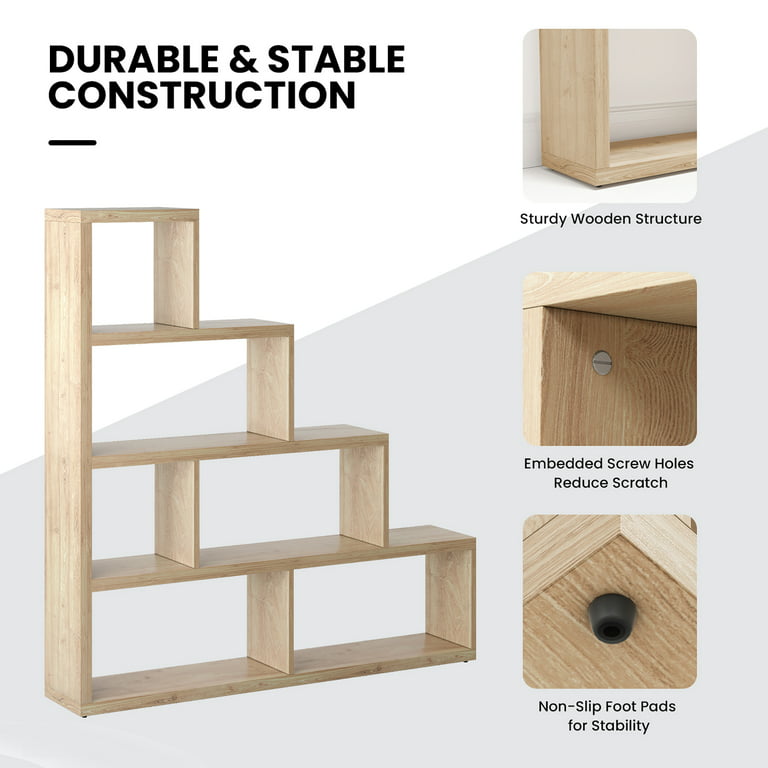 Custom Design Ladder-shaped Cardboard Gift Box Natural Material