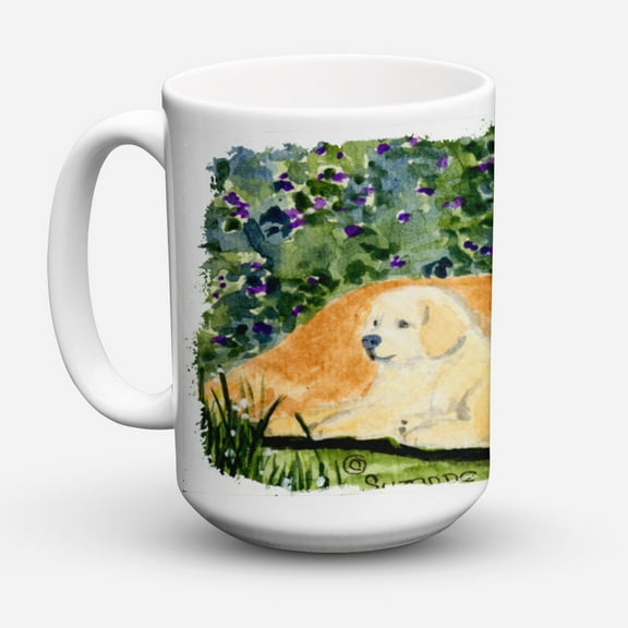 Carolines Treasures SS8852CM15 Golden Retriever Coffee Mug 15 oz 15 ounce multicolor