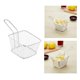 thumbnail image 3 of da de Canasta de Acero Inoxidable, de Cacao, Cocina de Cocina Cesta de Comida de Fideos de Colanilla, Colador Colador Cesta Cuadrado S Macarena canasta colador de pasta, 3 of 8