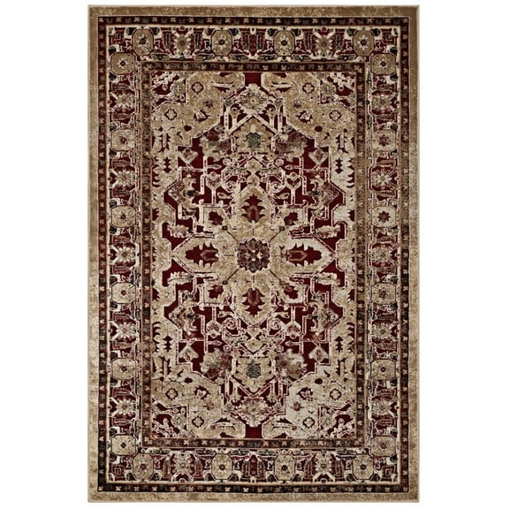 Area Rug Runner Floor Carpet, Multi Colorful, Fabric, 5x8, Living Kitchen Cafe Bistro Hospitality Restaurant, Modern Contemporary HB35799