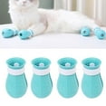 thumbnail image 3 of thinsony 4Pcs Cat Claw Protector Cover Anti-shedding Anti-scratch Adjustable Blue, 3 of 9