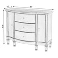 thumbnail image 6 of Pemberly Row Contemporary Cherry 3 Drawer 2 Drawer Accent Cabinet, 6 of 7