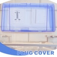 thumbnail image 2 of FRCOLOR 6 pcs Bathroom Outlet Cover Waterproof Protective Cover 2-slot Socket Cover, 2 of 8