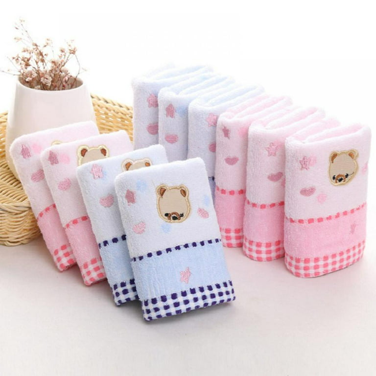 5pcs/lot Hand Towel Single Small Square Soft Cute Handkerchief For Kid  Children Feeding Bathing Face Washing - Towel/towel Set - AliExpress
