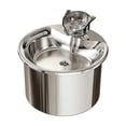 thumbnail image 1 of EGNMCR USB Stainless Steel Pet Water Dispenser Automatic Circulation Filter Pet Water Dispenser Intelligent Pet Water Feeder Flowing Water Suitable For Cats To Drink Stainless Steel Water Dispenser, 1 of 5