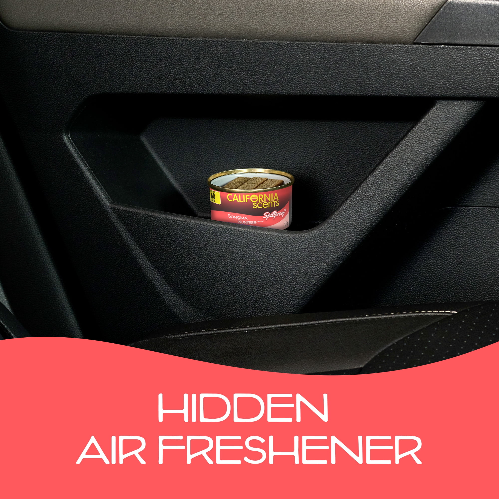California Scents Spillproof Solid Air Freshener Can for Home or Auto, Sonoma Sunrise Scent