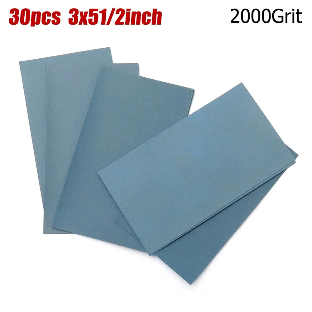 Wet And Dry Sanding Sheet Sandpaper 1500/2000/2500/3000/5000 Grit Assorted Pack 