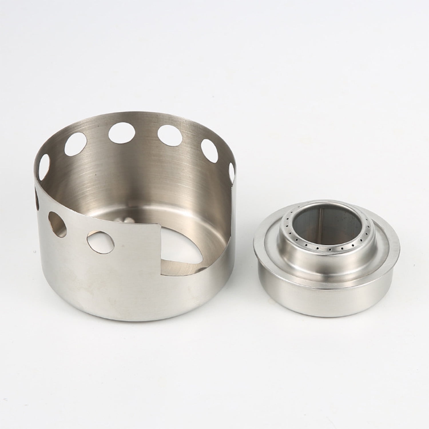 Compact Windproof Alcohol Stove, Efficient Burner for Outdoor Cooking, Ideal for Camping and Backpacking