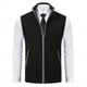 thumbnail image 1 of Chaleco de punto para hombre, chaleco sin mangas con cuello alto, chaleco con cremallera engrosada, 1 of 6