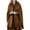 Brown, variant on LYXSSBYX Winter Coats for Women 2023 Trendy Women Trench Coat Open Front Cardigan Jacket Coat Shawl Cape Cloak Mantle Plus