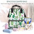 thumbnail image 5 of Daiia Cactus Plants1 Large Capacity Baby Bag Waterproof Stylish Diaper Bag Mummy Backpack Adjustable Straps Diaper BagBaby Essentials Bag, 5 of 6