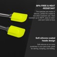 thumbnail image 5 of 2pcs Kitchen Utensils Flexible Silicone Spatula Heat Resistant Rubber Scraper Cooking Baking Green, 5 of 7
