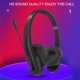 thumbnail image 4 of Auriculares inalámbricos estéreo OY632 Ndcxsfigh con micrófono y cancelación de ruido Negro, 4 of 9