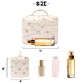 thumbnail image 2 of Gynky Makeup Bag- Large Capacity Cute Floral Travel Toiletry Bag,Cotton Cosmetic Bag Set for Women Girls Gifts Birthday, 2 of 7