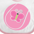 thumbnail image 4 of Inktastic Tennis Pink Ball Girls Baby Bib, 4 of 4