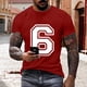 thumbnail image 1 of Tops para hombre, blusas y camisas de cuello redondo y manga corta para hombre, blusas estampadas de moda para hombre, jersey de cuello redondo y manga corta, blusa de poliéster para hombre., 1 of 6