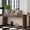 Walnut, variant on Noble House Weyburn Modern Fluted Console Table with Drawers, Solid Wood Veneer Sofa Table for Living Room, Walnut