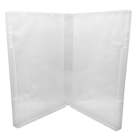 CheckOutStore 50 Clear Storage Cases 21mm for Rubber Stamps /w Tabs (No Hub)
