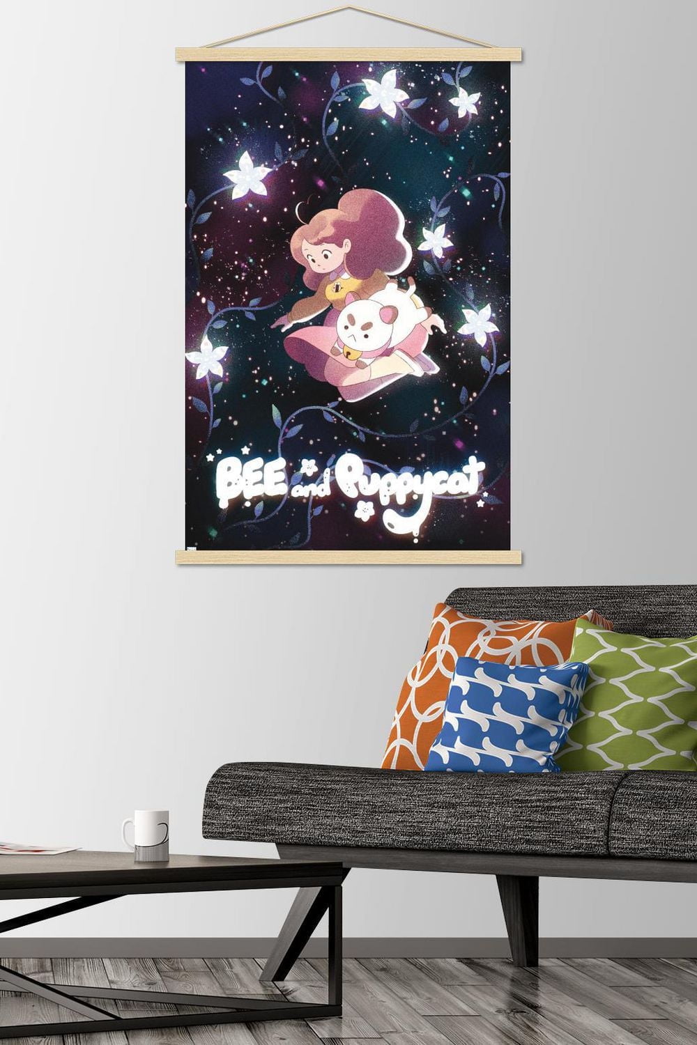 Bee And Puppycat - Space Flowers Key Art Wall Poster, 22.375" x 34"