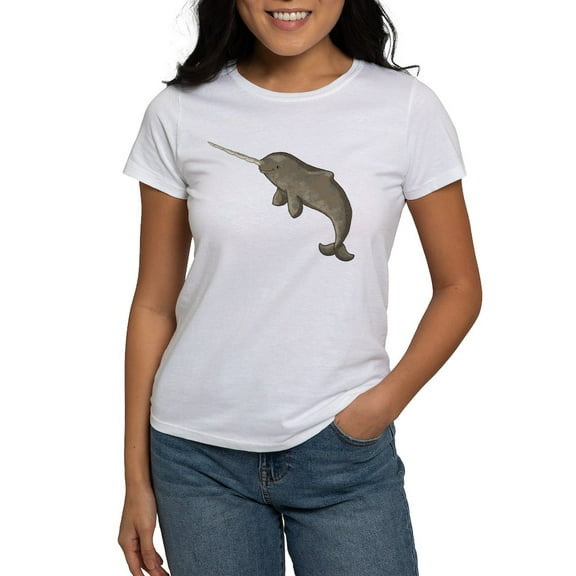 CafePress - Narwhal T Shirt - Women's Classic T-Shirt