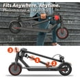 thumbnail image 7 of PORORO Electric Scooter with Seat, 8.5" Scooter for Adults, 350W Motor, 16MPH & 10-15Mile Range, 7 of 7
