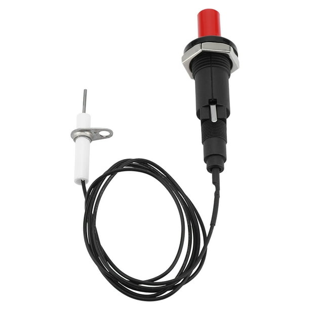 Kit de encendido piezoeléctrico para parrilla de barbacoa, chimenea, estufa de gas, encendedor con botón