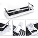 thumbnail image 3 of Estante de ducha con barra de tensión de esquina, organizador de altura ajustable para colgar en la pared de ABS, sistema de drenaje automático para baño y ducha, organizador de ducha sin taladro (30, 3 of 7