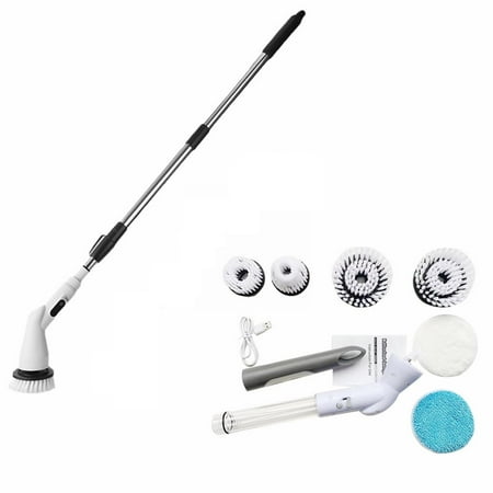 

Deals on Walmart Electric Scrubber 2024 New Cordless Shower Scrubber 8 Replaceable Brush Heads 2.5 Hours Bathroom Scrubber Speed Bath Tile Floor Shower Brush Extension Arms