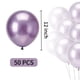 thumbnail image 2 of Globos Ztikug 50 piezas 12" Látex Morado Claro, 2 of 6