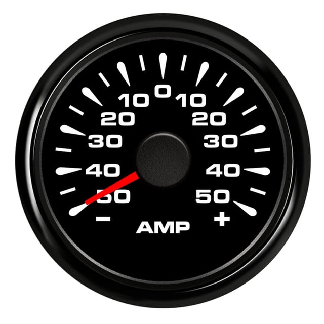 52mm Amp Gauge Ampere Meters Ammeters +/-50A Waterproof IP67 8 color Backlight 12V 24V ,Wide Applicability