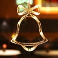 thumbnail image 4 of Morttic LED Christmas Lights Hanging Window Light with Suction Cup Battery Operated Window Hanging Decor for Indoor Lighting Xmas Party Decoration (Bell), 4 of 8