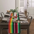 thumbnail image 4 of Colorful Mexican Stripes Table Runner Home Wedding Table Flag Mat Table Centerpieces Decoration Party Dining Long Tablecloth, 4 of 6