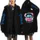 thumbnail image 4 of Sudadera con capucha Y2k de los años 90 con cremallera de Disney Stitch, sudaderas con cremallera para mujer, sudadera bonita de Anime Harajuku, ropa de calle de Manga con capucha para mujer, 4 of 5