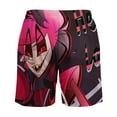 thumbnail image 4 of Alastor Demon Hazbin Hotel Mens Board Shorts Summer Swim Trunks Quick Dry Beach Swimwear Bathing Suit Swim Shorts with Compression Liner And Pockets, 4 of 7