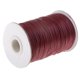 thumbnail image 1 of Cordón de encerado de de 165m y 1mm, cordón para artesanía en cuero, cuerda hecha a mano, artesanía DIY Vino rojo Macarena Cordón de algodón encerado, 1 of 7