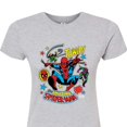 thumbnail image 3 of Marvel Spider-Man - Stickers Style - Juniors Fitted Graphic T-Shirt, 3 of 5