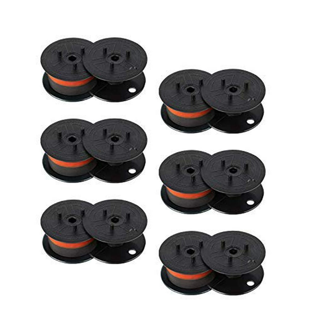 Noa Store 6 Black Red Calculator Ribbons Compatible with Canon (MP25DV