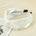 thumbnail image 6 of Unique Bargains 1 Pc Wide Faux Pearls Headbands for Women White, 6 of 6