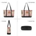 thumbnail image 6 of FORMRS Laptop Tote Bag for Women with 15.6" Computer Compartments Handbag, Beige Gingerbread Houses, 6 of 7