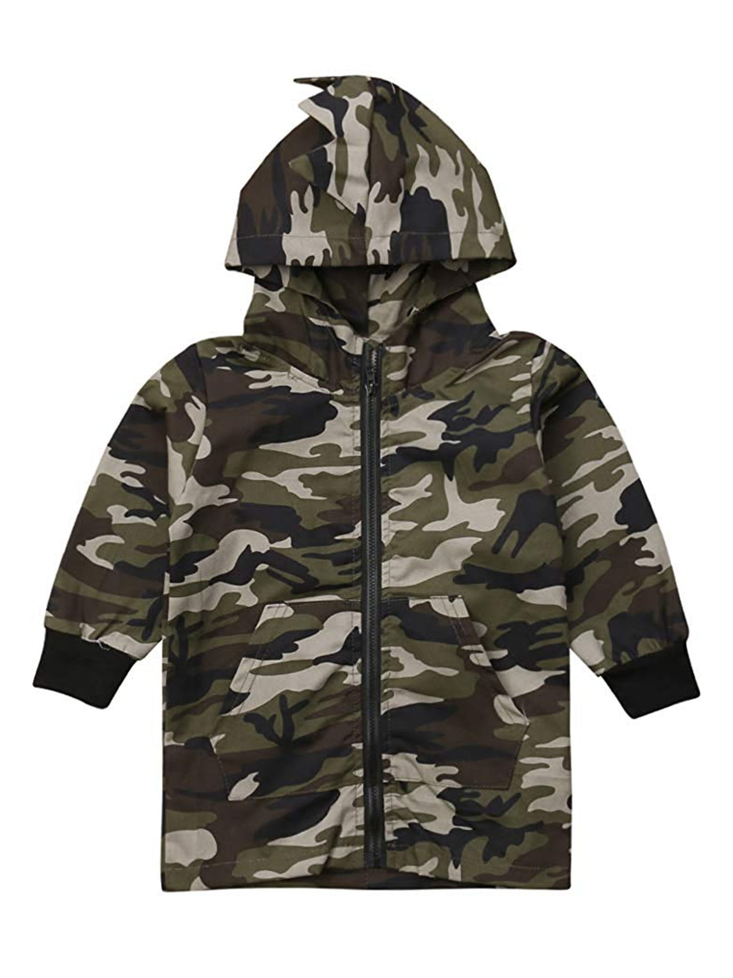 Childrens Forest Camouflage Jacket Realtree Jungle Camo Shower Proof Coat 5-14 