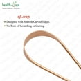 thumbnail image 4 of qLoop Copper Tongue Cleaner - Ayurvedic Copper Health for Fresh Breath - Set of 2, 4 of 5