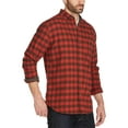 thumbnail image 2 of Weatherproof Mens Plaid Long Sleeves Button-Down Shirt, 2 of 5