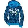 thumbnail image 1 of Sudadera con capucha y cremallera completa Aeropostale Aero Animal Print azul extragrande, 1 of 1