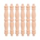 thumbnail image 1 of balaustres de madera sin pintar, decorativos, recortados, para muebles y manualidades., 1 of 7
