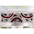 thumbnail image 2 of Well Woven Olly Red Geometric Stripes Thick Soft Plush 3D Textured Shag 2'3" x 7'3" Runner Rug, 2 of 8