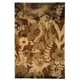 thumbnail image 2 of Safavieh Tibetan Julian Floral Wool Area Rug, Brown, 5' x 7'6", 2 of 8