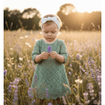 thumbnail image 2 of 2Bunnies Baby & Toddler Girls’ Vintage Lace Boho Trim Flutter Sleeve Party Dress, 2 of 4