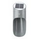 thumbnail image 1 of Sensor corporal resistente al agua para uso en jardines, patios y calles: luz LED solar de pared para exteriores con acabado gris duradero, 1 of 8