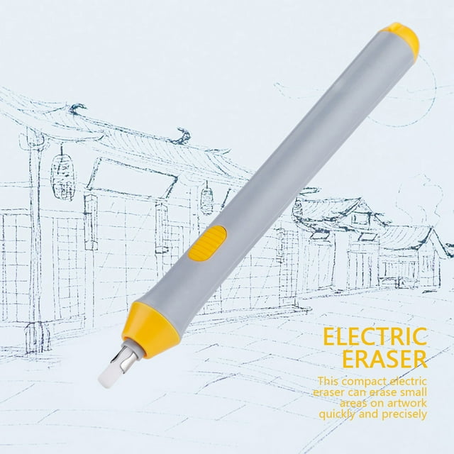 Electric Eraser, Battery Operated Electric Automatic Pencil Eraser With 22 Eraser Refills